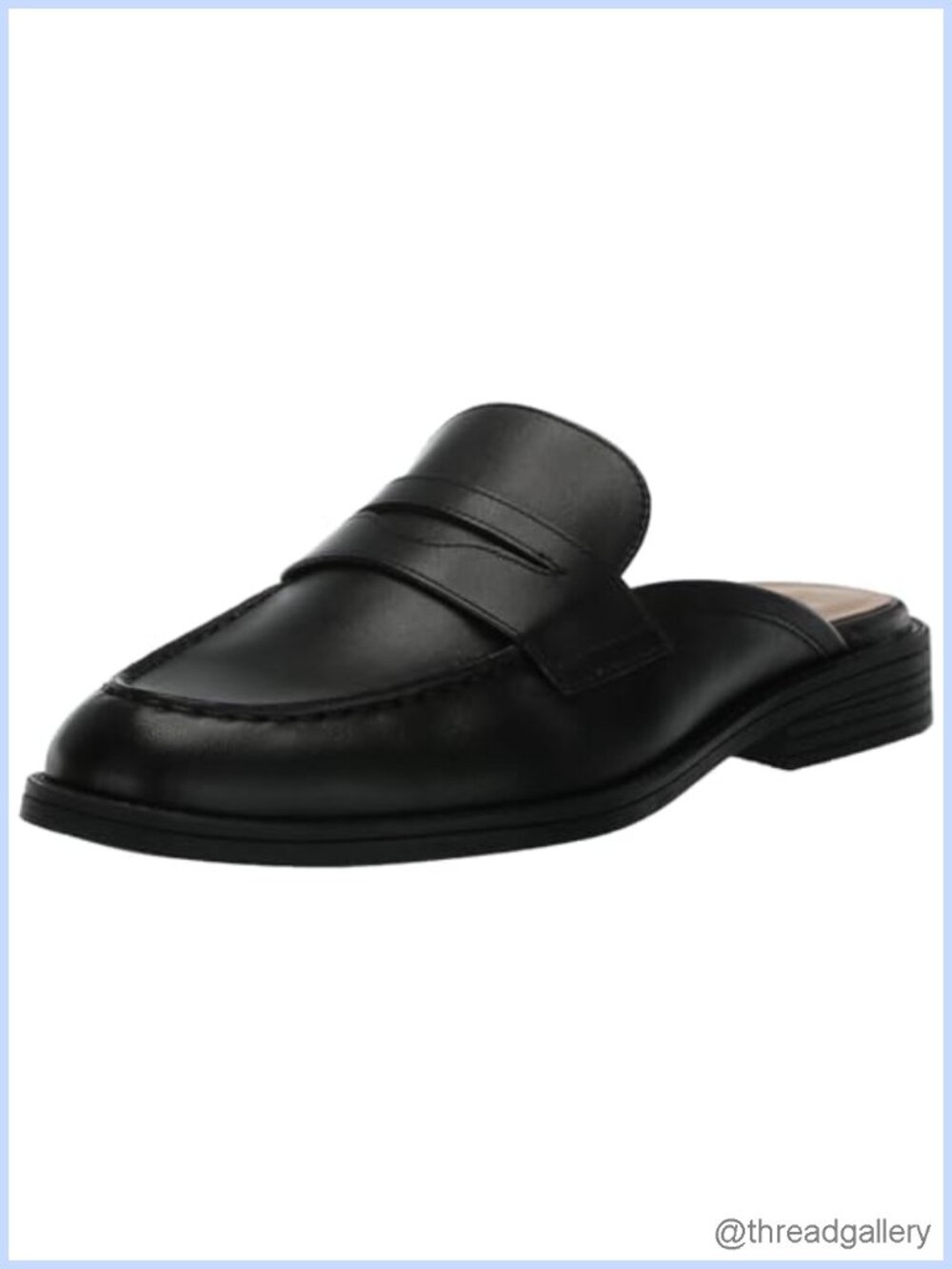 Pointed Toe Mule with Keeper Knotted Bow Wrapped Heel Business Casual